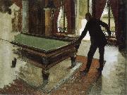 Gustave Caillebotte Pool table oil on canvas